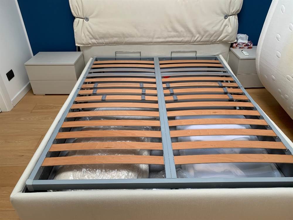 Foto 3Letto matrimoniale contenitore e materasso memory Dorelan, modello 101
