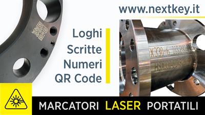 Marcatori laser portatili per acciaio inox e alluminio