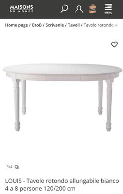 Tavolo Shabby Chic