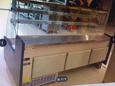 Vetrina per gastronomia o pasticceria, color wenge, come nuova - Foto 5