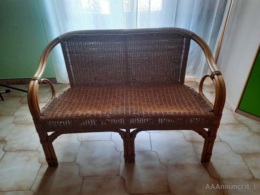 Rattan Naturale Alibaba Divani Giardino Usati Divanetto In Vimini