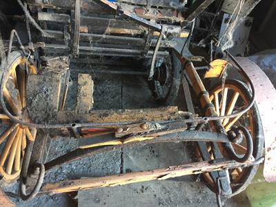 4 calessi com più di 80/90 anni e un sulki, in legno - Foto 3