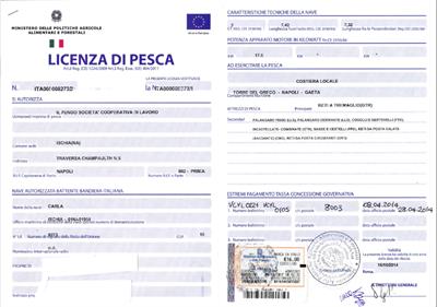 licenza di pesca