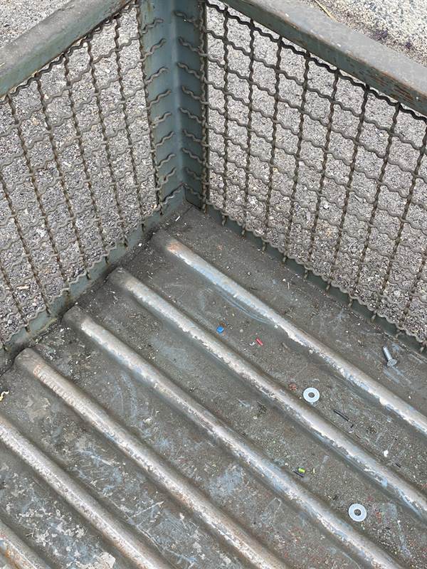 Contenitori metallici industriali in rete usati - Foto 2