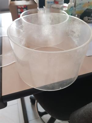 Alzate cilindriche per buffet/catering usate, tipo satinato usate - Anteprima 3