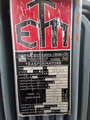 Trasformatori trifase 15.000/400V