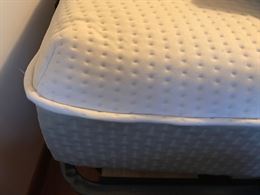 Letto una piazza e mezzo, color nero, in legno - Anteprima 6