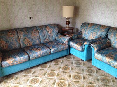 Salotto con divano letto e 2 poltrone