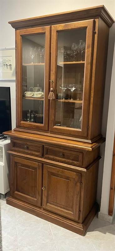 Vendita credenza, color noce, in legno