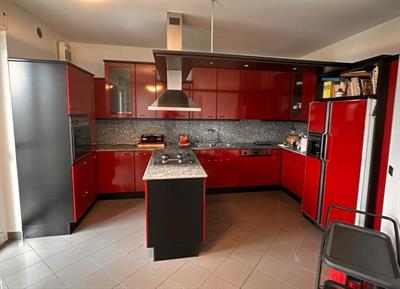 Cucina colore rosso