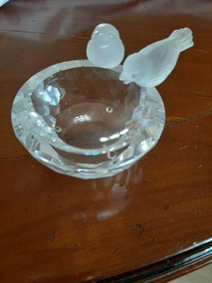 Swarovski originale - vaschetta con uccelli, come nuovo - Anteprima 1
