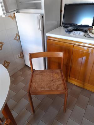 Cucina in legno di olmo massello, completa di elettrodomest