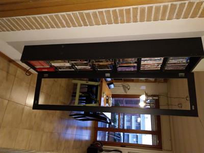 Teca film/libri legno Nero - Foto 2