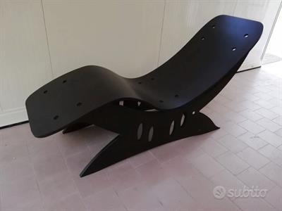 Lettino Chaise-Long in legno