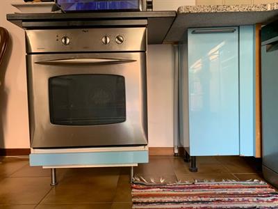 Cucina lineare con piano in marmo granito - Foto 6