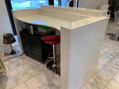 Mobile cassa, in legno massello - Foto 4