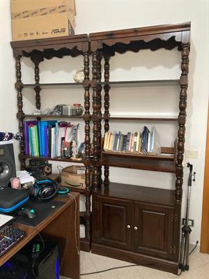 Libreria Arte Povera 2 pezzi