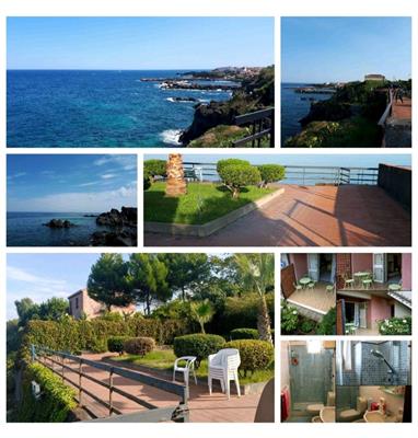 Pozzillo - Acireale - Locasi Bivani arredato a picco sul mare