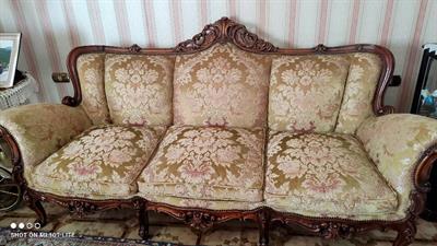 Divano stile barocco