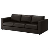 Divano Ikea Vimple, farsta nero 3 posti