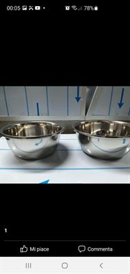 Ciotole per Cani in Acciaio inox