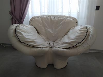 Poltrona in pelle