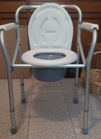 Sedia comoda WC, marca Gima, mai usata