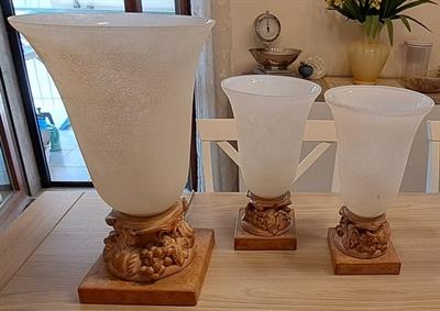 Abat jours + Lume d atavolo in terracotta