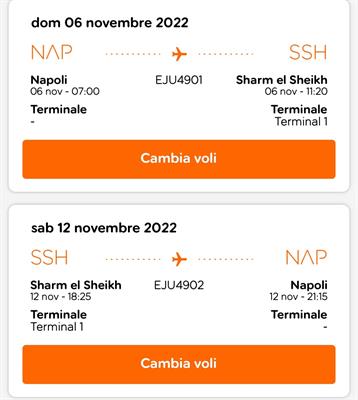 Biglietti Easy Jet Napoli - Sharm - Anteprima 1