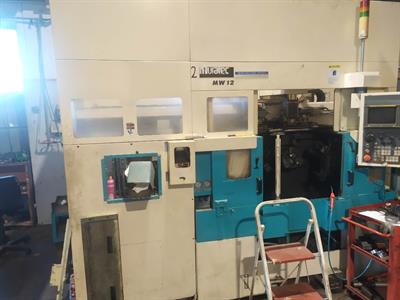 Tornio CNC bimandrino usato MURATEC MW16 e 12 (N°02)