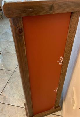 Vetrinetta Angoliera in Legno e Vetro - Foto 6