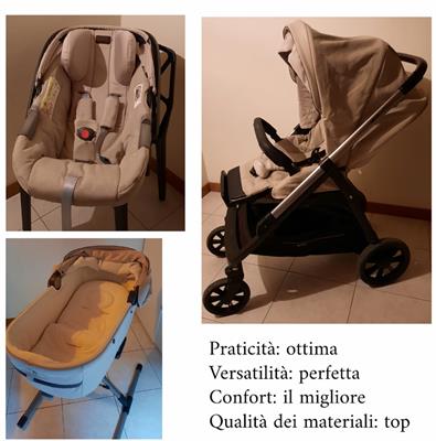 Trio Inglesina Aptica completo + isofix - usato