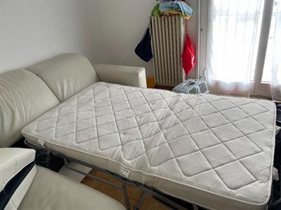 Divano letto con penisola, in ottime condizioni - Foto 4