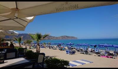 Sicilia fronte isole eolie Baia Tindari piscina 8p.letto