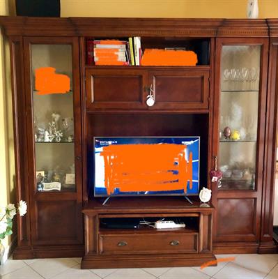 Soggiorno completo pura noce