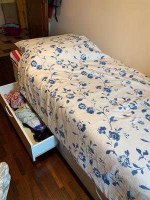 Letto singolo che diventa matrimoniale