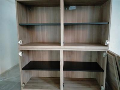 Pensili con Ripiani Color Rovere