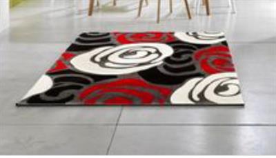 Tappeto moderno di design cm 140 x 190 - pari al nuovo - Anteprima 1