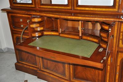 Vetrina credenza massello piuma di mogano - Foto 5