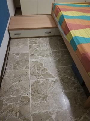 Letto con cassettiera, in legno - Foto 5