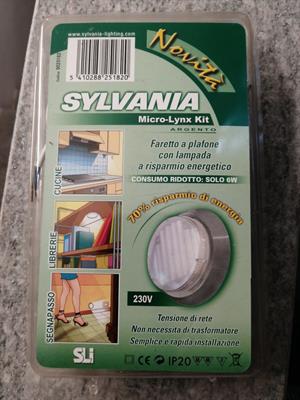 Portalampada con lampadina Micro Lynx-f da 7W 230 V