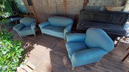 Divano con 2 Poltrone - Stile Luigi XXVI