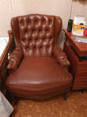 2 poltrone in pelle Frau