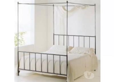 Letto In Ferro Baldacchino Minimal Ambra