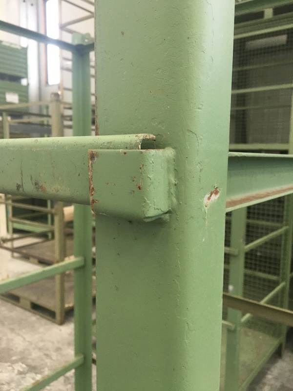 Strutture o gabbioni in ferro impilabili ad incastro usati - Foto 4