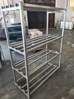 Scaffale inox per cella frigo usato - Anteprima 1
