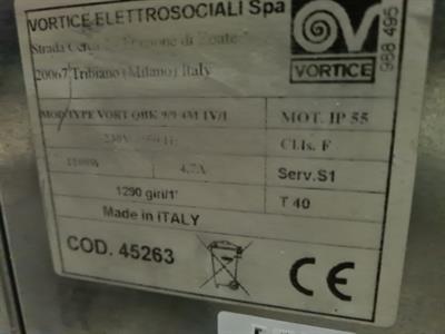 Vortice ventilatore centrifugo a cassonetto usato, mod. QBK - Foto 2