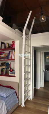 Scala scorrevole o d'appoggio per librerie e soppalchi 55555 - Foto 2