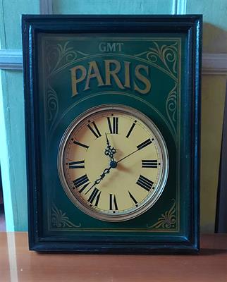 AMS Orologio da parete radio F5864/4, in legno, multicolore
