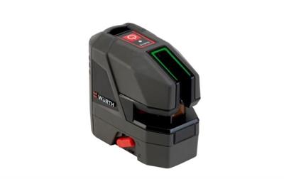 WURTH Livello laser con 2 linee a croce autolivellante